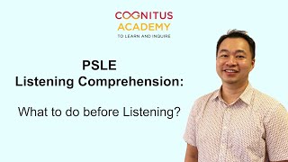 PSLE Listening Comprehension  What to do before Listening [upl. by Lunsford]