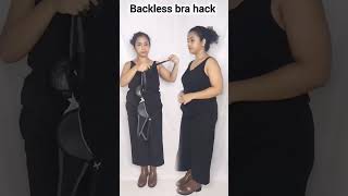 Backless bra hack l Most Useful Hack l hack brahack useful fashion fashionhacks fashionideas [upl. by Ahsiat580]