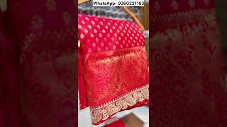 Banarasi sarees red color [upl. by Eugirne]