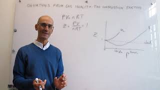 Deviations from gas ideality the compression factor [upl. by Zachary]