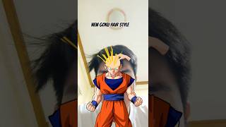 New goku hair style goku dragonbalz shorts drangonballz [upl. by Aniehs]