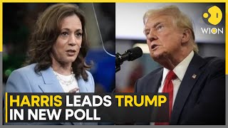 US Elections Kamala Harris widens her lead over Trump with boost from women ReutersIpsos poll [upl. by Carmelina]