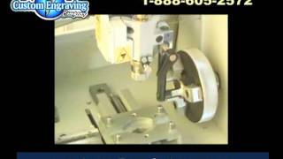 Ring Engraving with Gravograph M20 Jewel rotary engraver [upl. by Leira520]