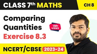 Comparing Quantities  Ex 83  NCERT Maths Class 7 Chapter 8 [upl. by Graves152]