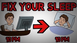 How To Fix Your Sleep Schedule  Reset Your Sleep Pattern animated [upl. by Nilpik795]