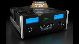 MCINTOSH MA8950 Editors Choice Award for Best HighEnd Stereo Amplifier [upl. by Aninaig]