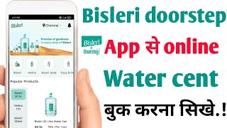 bisleri doorstep app se online water cent kaise book kare [upl. by Dimah12]