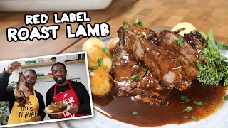 The BEST ROASTED LAMB recipe youll eat  Jamaican Red Label Lamb [upl. by Qifahs]