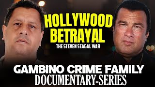 Hollywood Betrayal Steven Seagals Battle for Survival Against the Gambino Crime Family truecrime [upl. by Shiekh821]