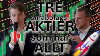 Tre småbolagsaktier som har allt [upl. by Hatti]