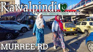 PAKISTAN RAWALPINDI  MURREE RD WALKING TOUR  4k 2024 [upl. by Hamish]