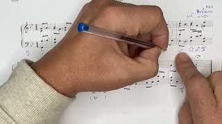 Bach Chorale in G minor BWV 66Part 2Keys Chords Figured Bass Analysis Best Final Cadence [upl. by Ferne]