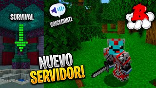 el mejor survival del momento JAVA y BEDROCK  Servidores para Minecraft 120  Únete [upl. by Tollman809]