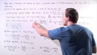 Elastic Collision Equation Derivations [upl. by Diba]