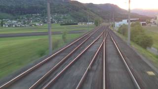 Führerstandsmitfahrt von Bludenz nach Buchs mit dem Orientexpress [upl. by Yatzeck35]