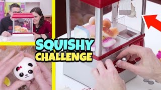 SQUISHY CHALLENGE apertura PACCO e SFIDA alla MACCHINETTA [upl. by Alimhaj]