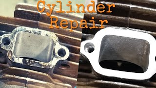 Cylinder repair Stihl Ms 661c [upl. by Adnoryt223]