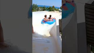 Rafting Slide at WaterHill WaterPark Antalya Turkey Türkiye shorts [upl. by Philbrook]