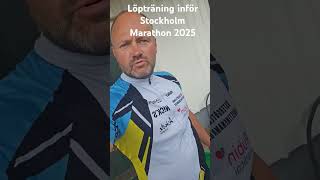 Löpträning inför Stockholm Marathon 2025 [upl. by Halilad]