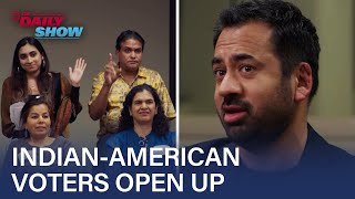 Kal Penn Asks IndianAmerican Voters Which Candidate They Trust the Most  The Daily Show [upl. by Bayless]