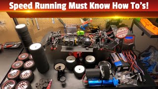 Tire TruingBalancing Soldering QS8 Connectors amp Gluing Gears Speed Running Secrets [upl. by Lilah]