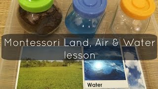 How to set up a Montessori Land Air and Water lesson for your child [upl. by Utter307]