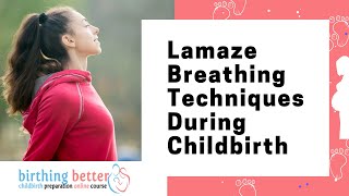 Lamaze Breathing Techniques During Childbirth  Shortness Of Breath Pregnancy  Birthing Better [upl. by Auqinat]