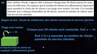 Estimation de la satisfaction ou non dun client  Proba amp Stat  BAC 2024  Fr [upl. by Dart15]