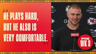 Shane Buechele “He plays hard but he also is very comfortable”  Pre Week 3 Press Conference [upl. by Oecam]