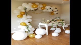 DIY COMMENT FAIRE UNE ARCHE DE BALLON OU GUIRANDE  HOW TO MAKE A BALLOON ARCH [upl. by Renmus688]