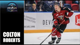 2024 NHL Draft  Colton Roberts  2324 Highlights [upl. by Enitsenre]