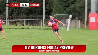 ITV BORDERS FRIDAY RUGBY PREVIEW  12124 [upl. by Joelle778]