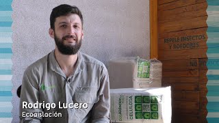 Celulosa proyectada aislación ecológica y eficiente [upl. by Aselehc643]