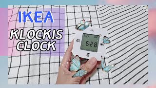 Unbox KLOCKIS CLOCK  Thermo  Timer  Alarm  IKEA Aesthetic [upl. by Eniamahs]