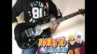 Naruto Shippuden ナルト 疾風伝 OP 01  Guitar Cover [upl. by Oir]