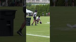 Tee Higgins works on catching drills after Bengals practice Monday [upl. by Pironi862]