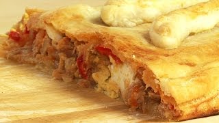 Rezept Spanische Thunfisch Empanadas Empanada de atún selber machen [upl. by Niliac619]