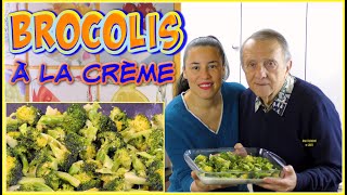 Brocolis à la crème  Brócoli a la crema  Broccoli with cream [upl. by Adehsor590]