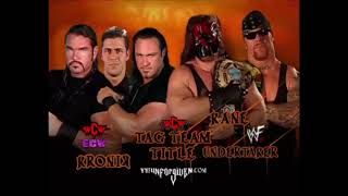 Bryan Vinny and Craig Show Clip KroniK vs Brother of Destruction Unforgiven 2001Reupload [upl. by Genovera]