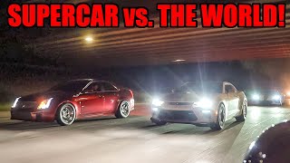 INSANE NIGHT OF STREET RACING ON THE TEXAS HIGHWAYS ROWDY 800HP Porsche Turbo S vs THE WORLD [upl. by Etezzil]