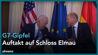 Auftakt G7Gipfel auf Schloss Elmau [upl. by Jakob]