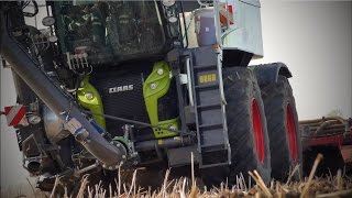 Gülle grubbern 2016 mit Claas Xerion 4000 Saddle Trac und SGT Aufbau [upl. by Emeline]