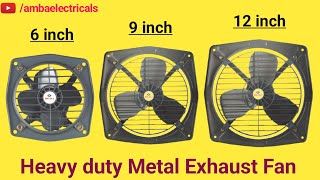 Best Exhaust Fan for Kitchen amp Bathroom  All Size of Bajaj Bahar Exhaust Fan Unboxing amp Review [upl. by Hewie]