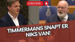 Omtzigt geeft Timmermans LES Je snapt er NIKS van [upl. by Hyacinth793]