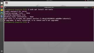 How To Install Net Tools In Ubuntu Linux [upl. by Kat113]