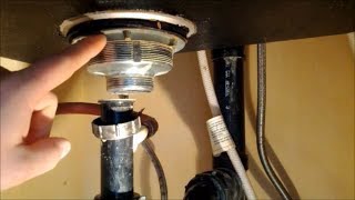 How to Replace A Kitchen Sink Strainer [upl. by Inot379]