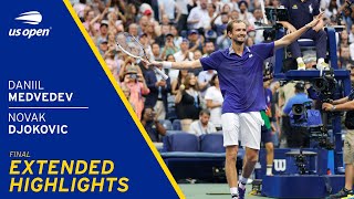 Daniil Medvedev vs Novak Djokovic Extended Highlights  2021 US Open Final [upl. by Briny]