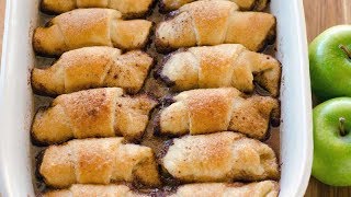 Apple Crescent Dumplings  Pillsbury Recipe [upl. by Crin]