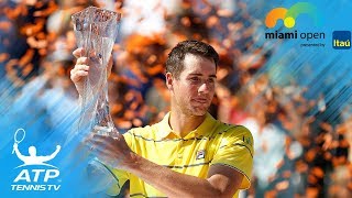 John Isner beats Zverev to win first Masters 1000 title  Miami Open 2018 Final Highlights [upl. by Ennailuj]