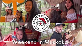 Visiting Santa’s Village  Christmas Theme Amusement Park in Muskoka  September 2024 [upl. by Ettenhoj]